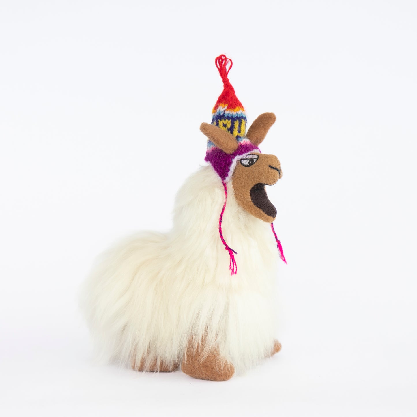 Purple Crazy Llama Facing Right